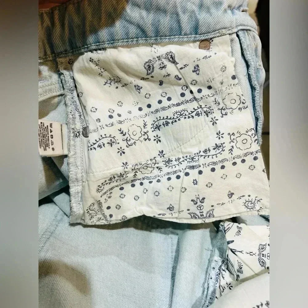 We the Free by Free People Going Rogue Patched Mini Skirt in Tidal Wave 29